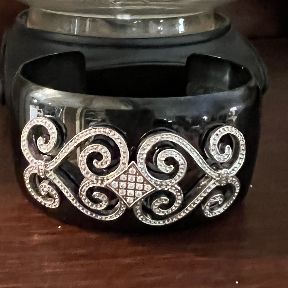 Black stainless steal cuff